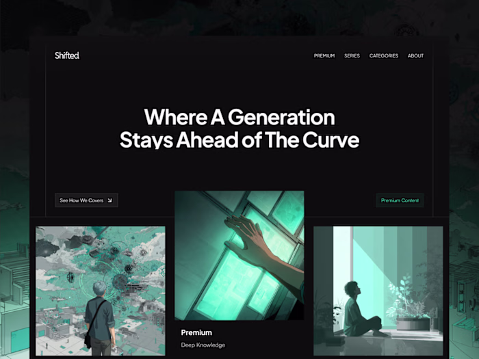 Shifted Media - Editorial/Blog Website