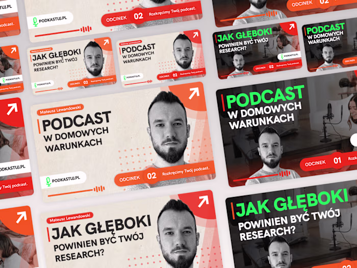 PodkastUP - Youtube thumbnails and Spotify podcast cover