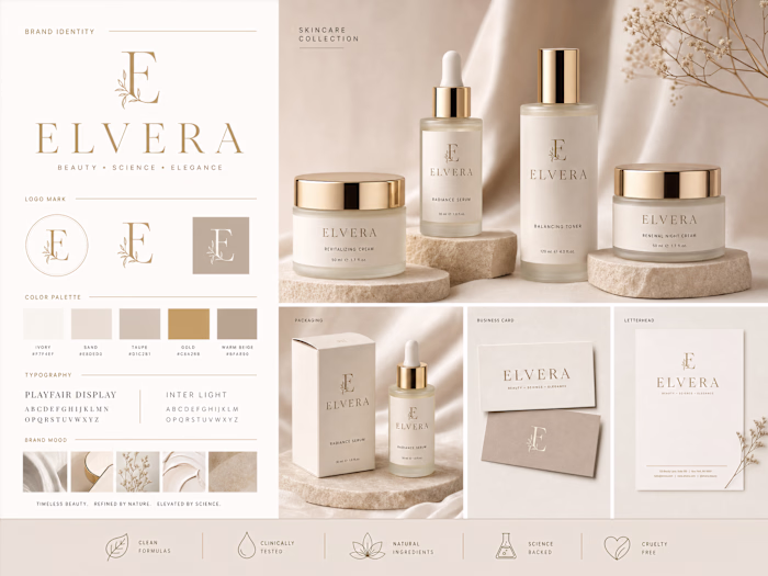 ELVÉRA — Premium Skincare Branding
ELVÉRA