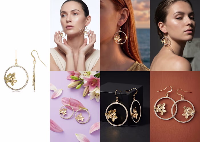 Flora AI Jewelry Product Shot Generator