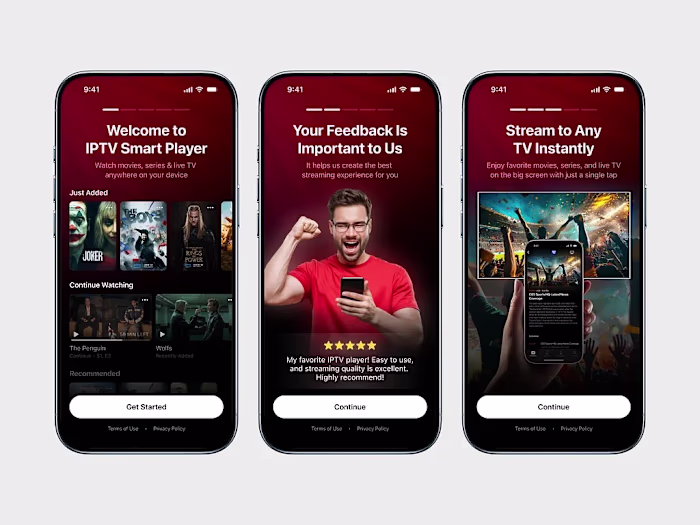IPTV App Onboarding