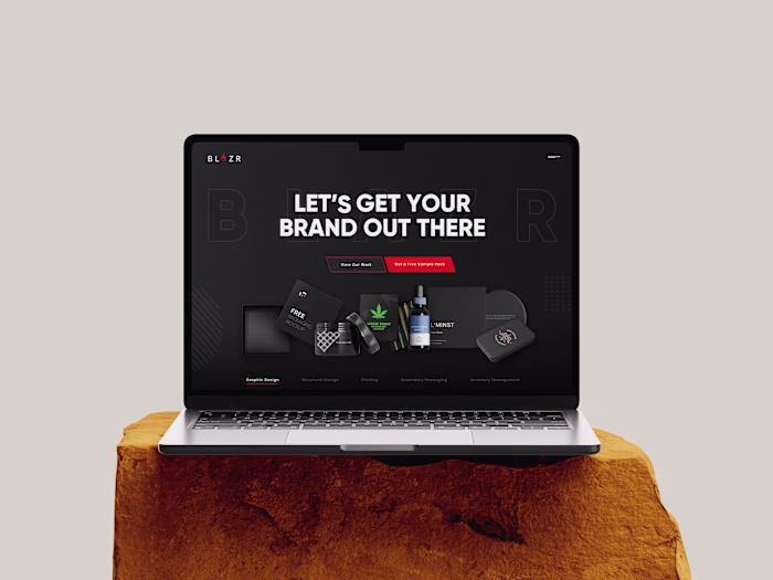 Packaging Brand Website (UI/UX +