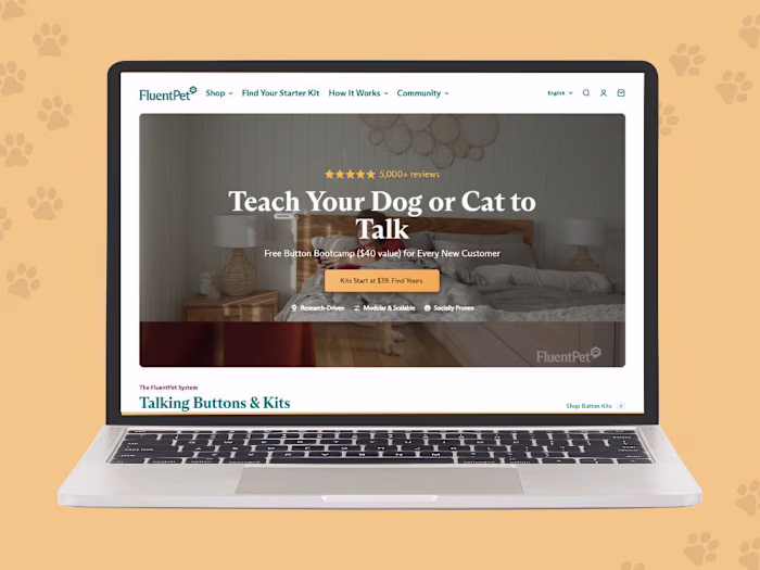 Wix Pet-Tech Shop Website | E-Commerce Website