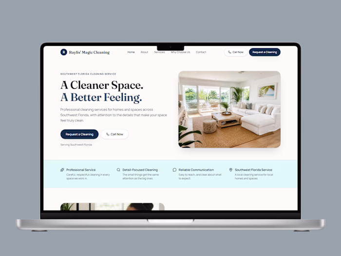 Just finished designing a clean,