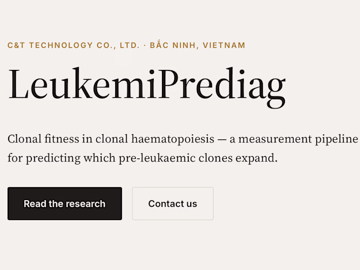 Leukemia fitness predicting AI to early detect Blood cancer