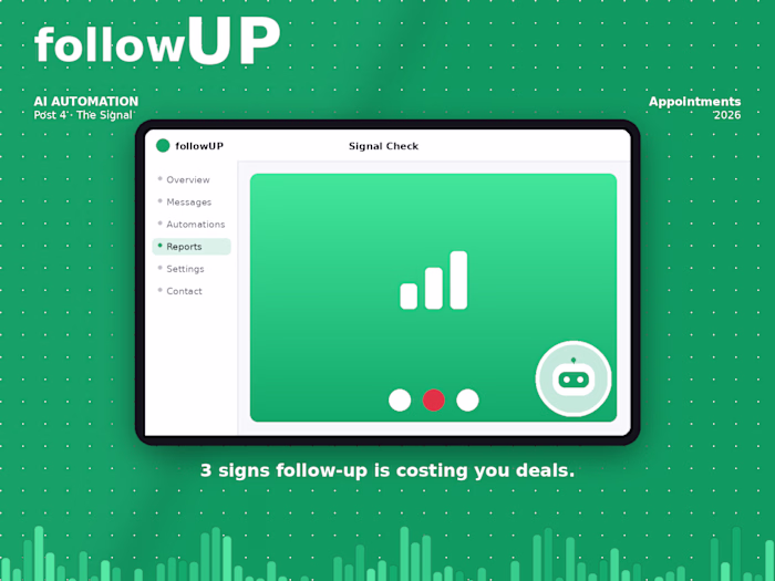 3 signs follow-up is costing