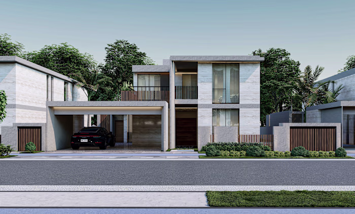 Modern villa in Dubai