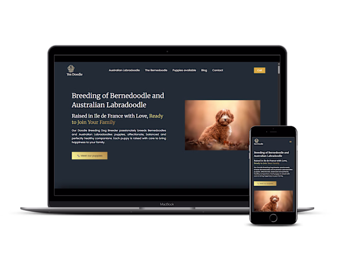 Dog Breeder Website (Ouidoodle)