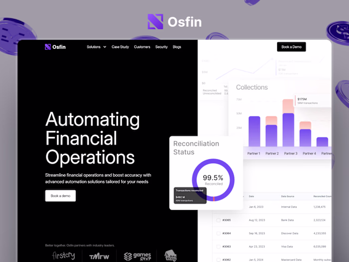 Osfin AI — Website Design and Development