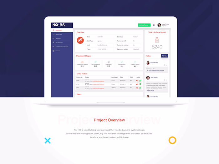 No-BS Web App UI/UX Design