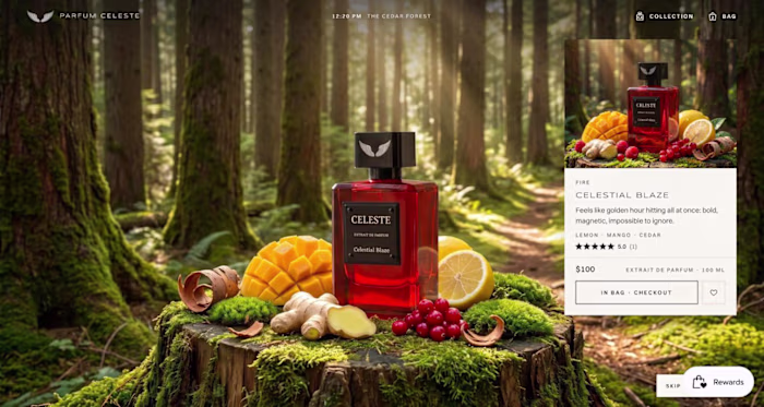 A perfume store with no