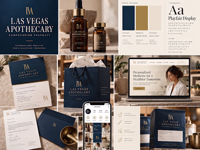 Brand Identity Design for Las Vegas Apothecary