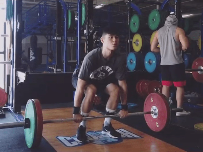 Weightlifting Trainer Social Media Video