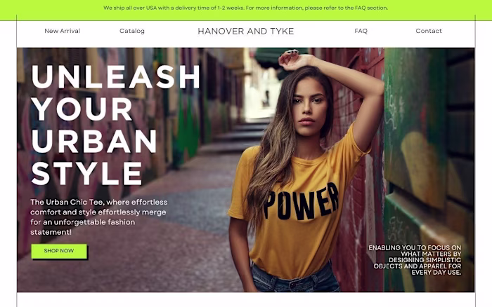 Create a new website for