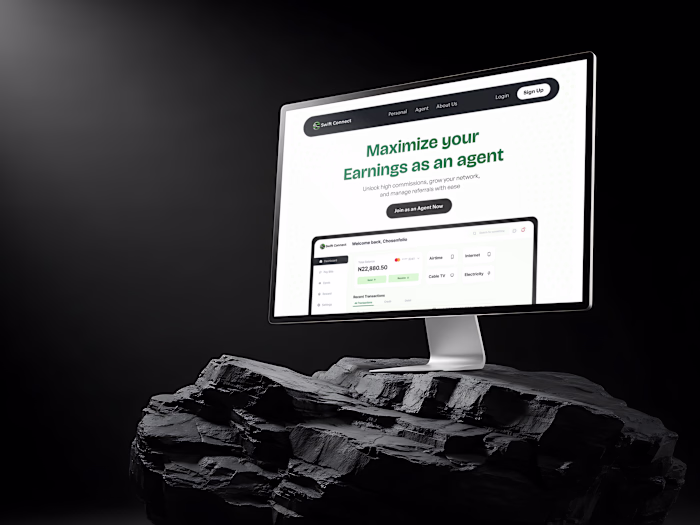 SwiftConnect is a fintech product I designed end-to-end — mo...