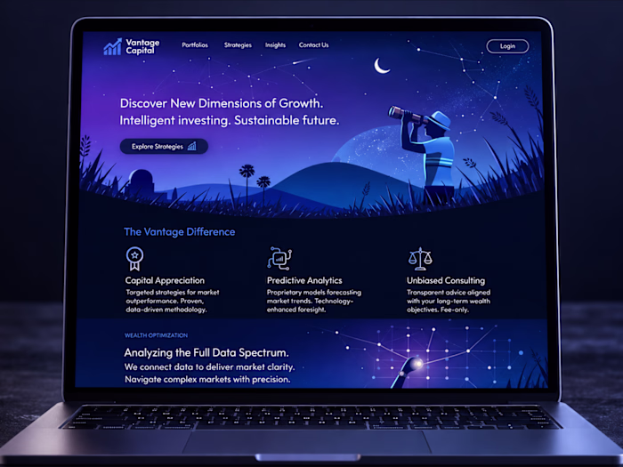 Vantage Capital — Investment Website Design & Development