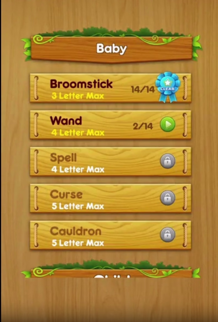 Word cookies game