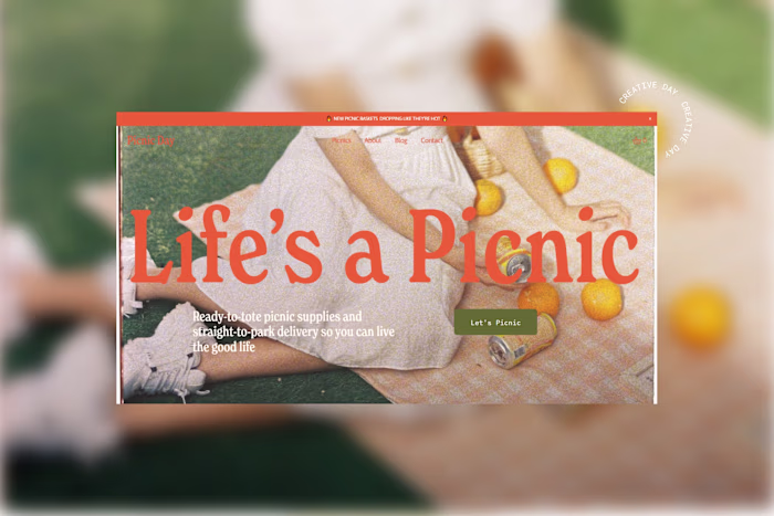 Bold and Playful Ecommerce Website