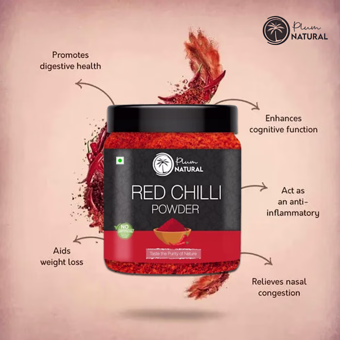 Social media post design (red chili powder)