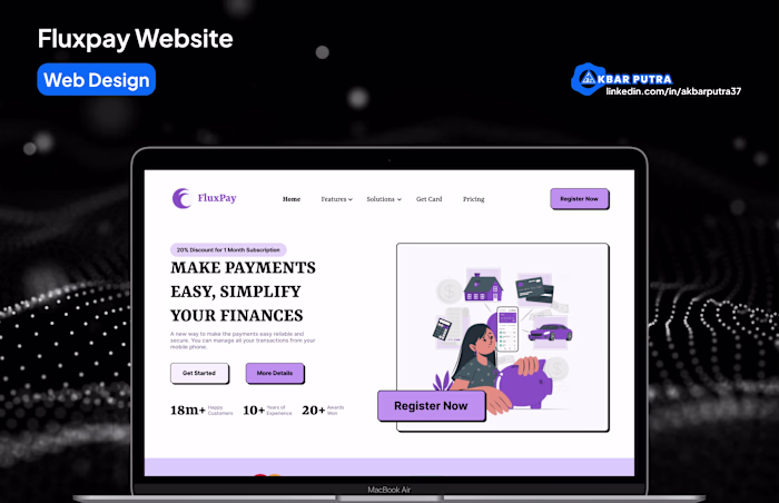 Fluxpay Website Design