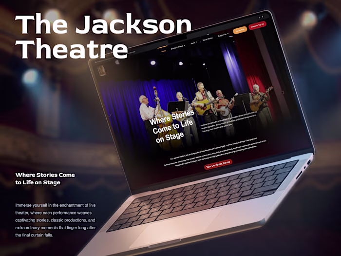 Event & Ticketing Wordpress Web Design UI/UX