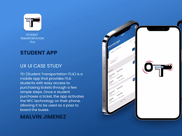 Transportation Mobile App | UI/UX Design