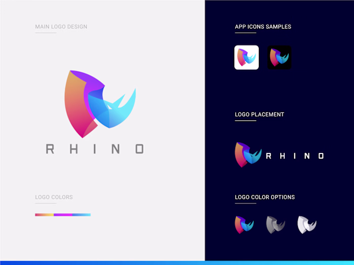 Rhino Vector Logo Available For