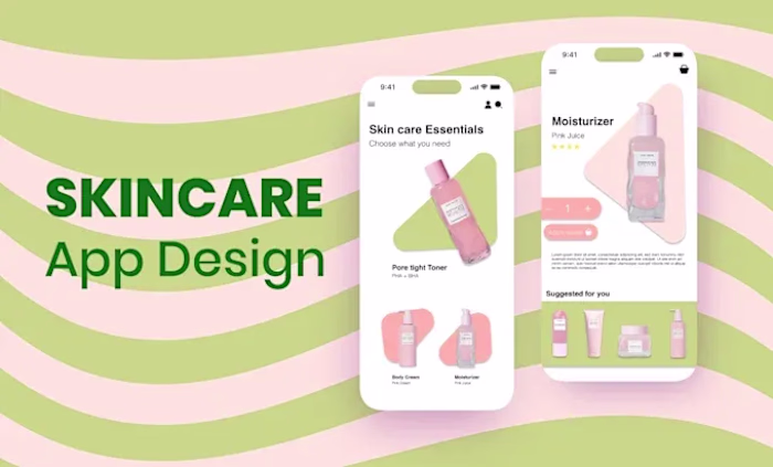 Skin Care App Design