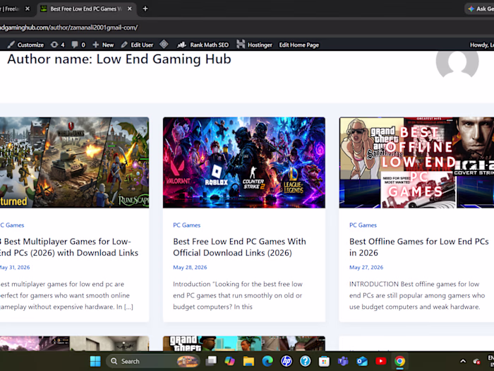 I am running a Gaming