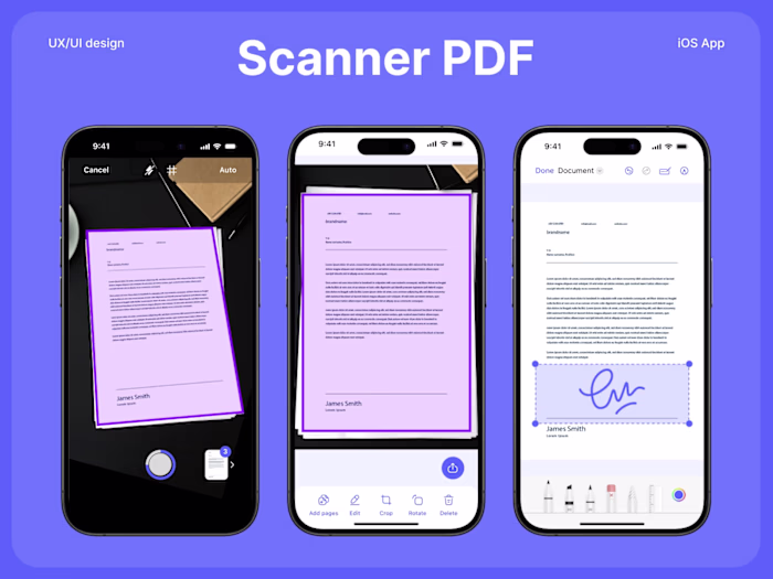 Scanner PDF is an iOS