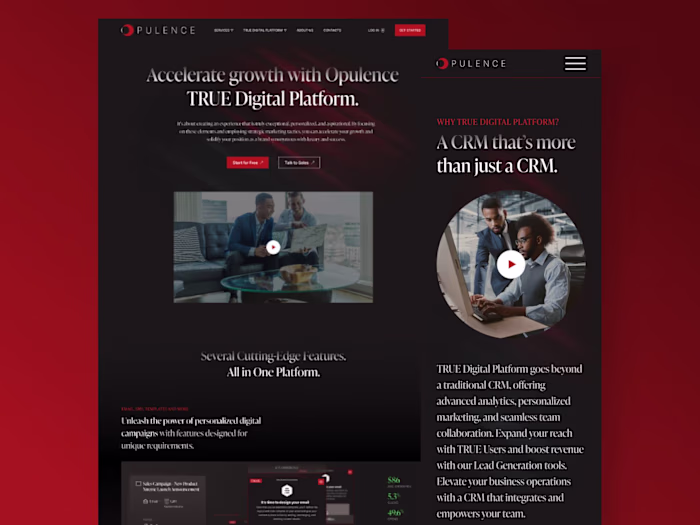 Elevating Excellence: Opulence’s Luxurious Digital Experience