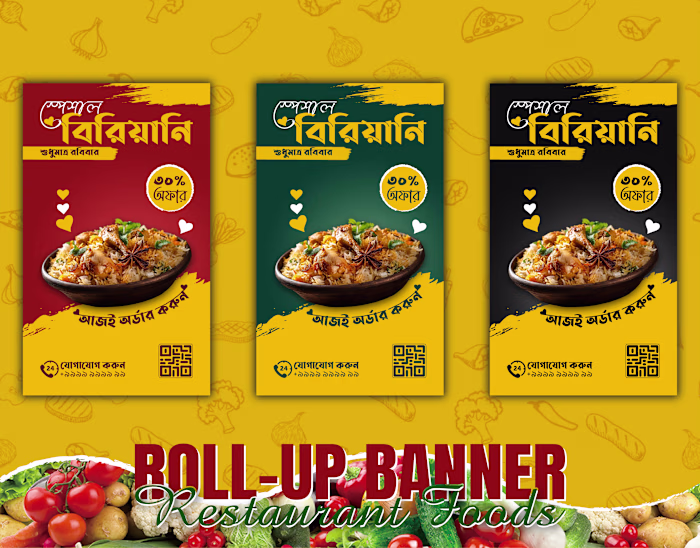 Biryani Social Media Promo Design