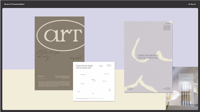 Artizzo - Visual Identity & Packaging Design