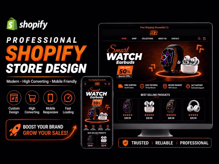 Full Shopify Store Design &