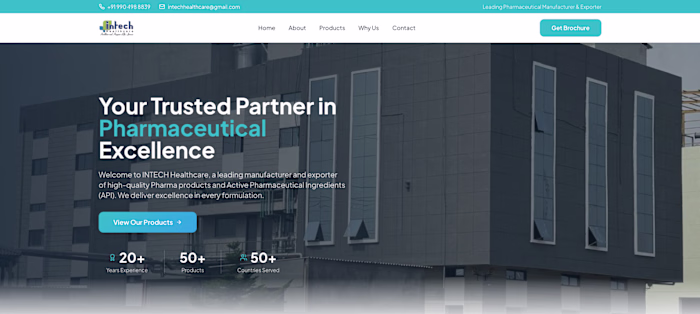 Intech Healthcare in pharmaceutical company