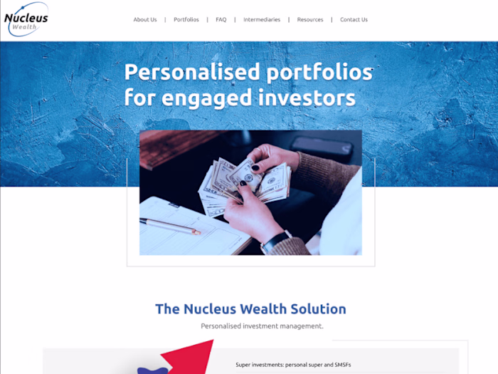 Home page design