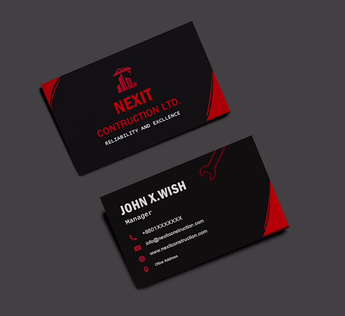Modern Business Card Design for StarTimes