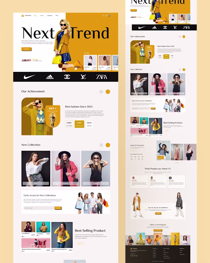 Fashion E-commerce Website Design
Good design