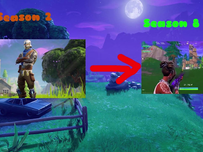 Gaming Skill Progression Video: Multi-Season Fortnite Montage
