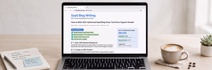 SaaS Blog Writing - SEO Optimized Articles for Growth