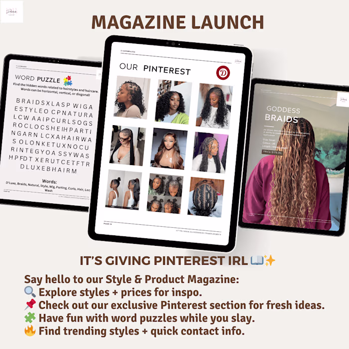 D'Luxe Braids - Social Media Management|Email Campaign
