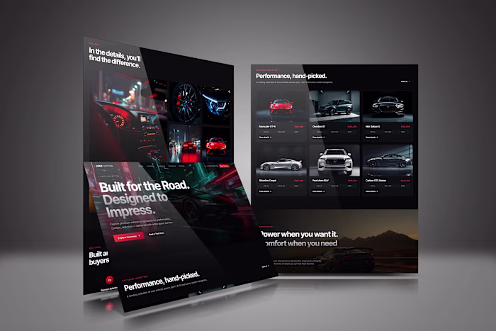 Squarespace Automotive Dealership Website Design