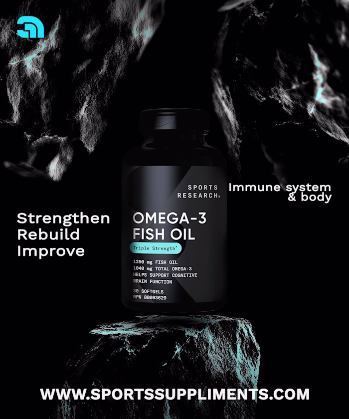 This design highlights the power of Omega-3 to strengthen, r...