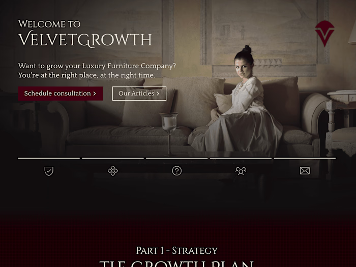VelvetGrowth | Framer Design & Development, Responsive Design