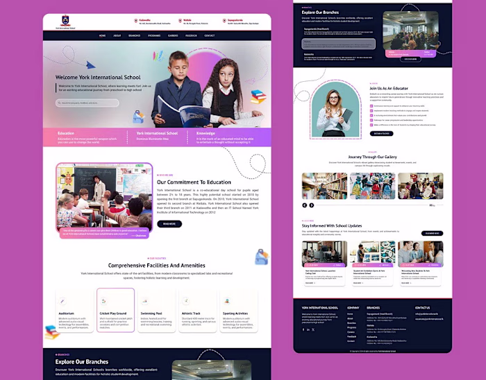 School Wix Website
