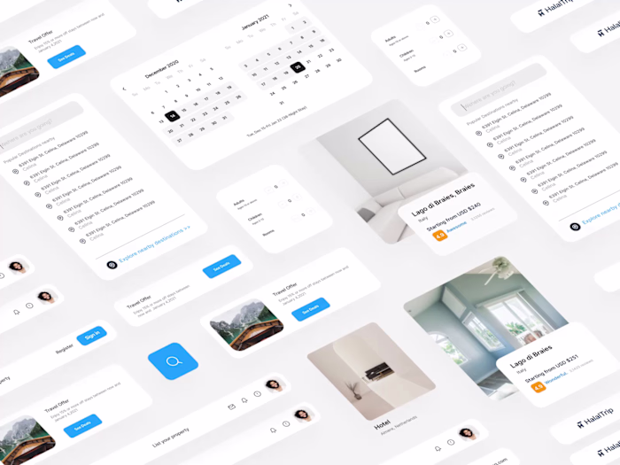 Components Animation (Based on Real Estate Web)