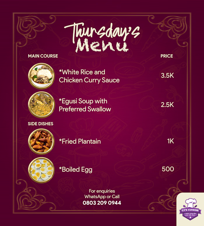 CJ's Cuisine