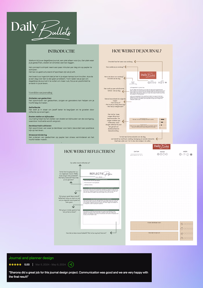 Journals - Copy & Design