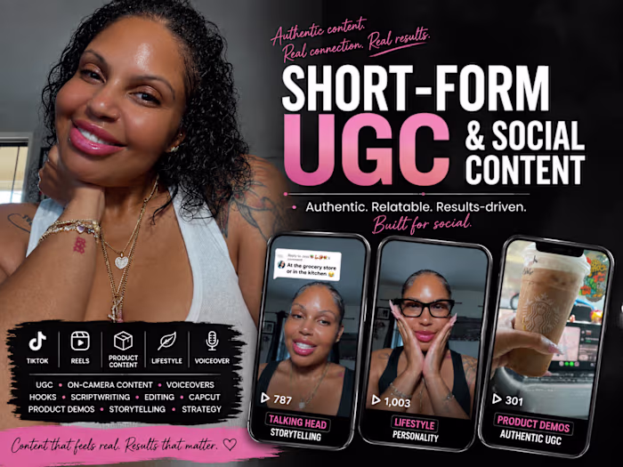 Short-Form UGC & Social Content Creation
