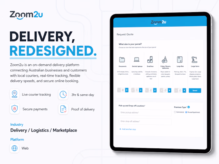 Zoom2u — Delivery & Logistics Platform